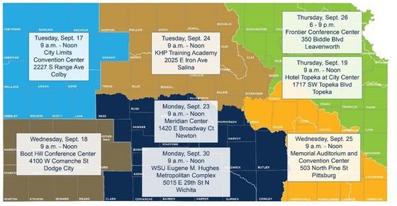 Water Local Consult Meeting Map