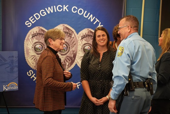 Governor Kelly visits the Sedgwick County Jail