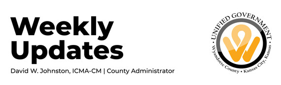 Weekly Updates from County Administrator David W. Johnston
