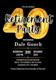 Dale Gooch Retirement