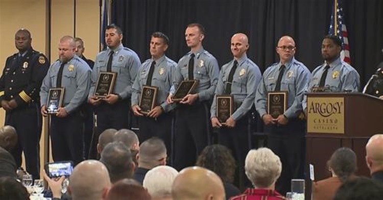 KCKPD Honored with Awards for Valor