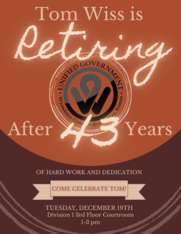 Tom Wiss Retirement Party