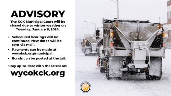 KCK Municipal Court closure Jan 9 2024
