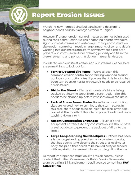 Public Works Erosion Control