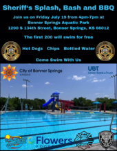 Sheriff's Day at the pool - Bonner Springs