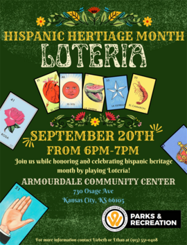 Hispanic Heritage Month with Parks Department 2024