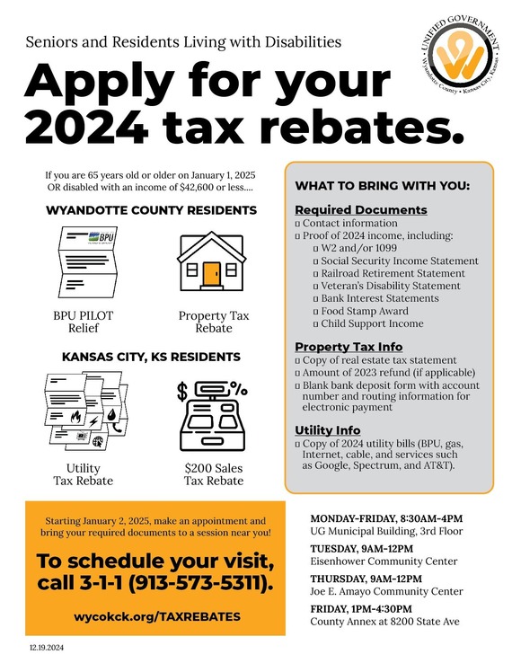 2025 Tax Rebate Info
