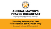 Mayor's Prayer Breakfast