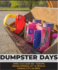 Dumpster Days Event Flyer 2025