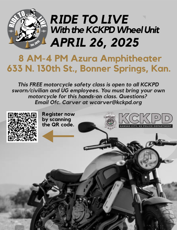 KCKPD Motorcycle UG Training Flyer 2025 
