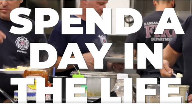 Day in the life thumbnail graphic KCKFD - 2025