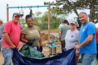 St. Johns Park Playground build- May 2025