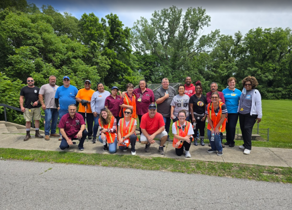 June 13th Community Clean up Group Photo 