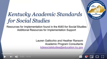 Social Studies Webcast