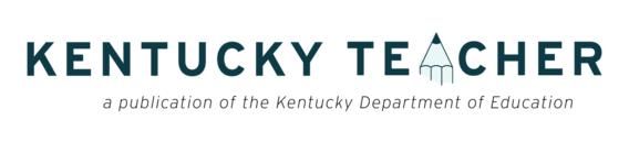Graphic showing the logo for Kentucky Teacher, a publication of the Kentucky Department of Education.