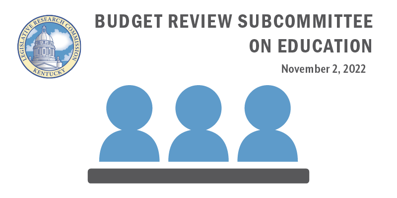 Budget Review Subcommittee on Education Graphic 11.2.22