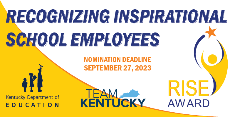 Recognizing Inspirational School Employees, nomination deadline, Sept. 27, 2023