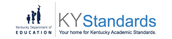 KYStandards logo, with logo of the Kentucky Department of Education.