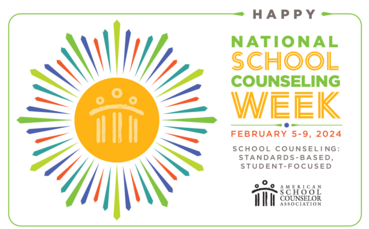 2024 National School Counseling Week Banner