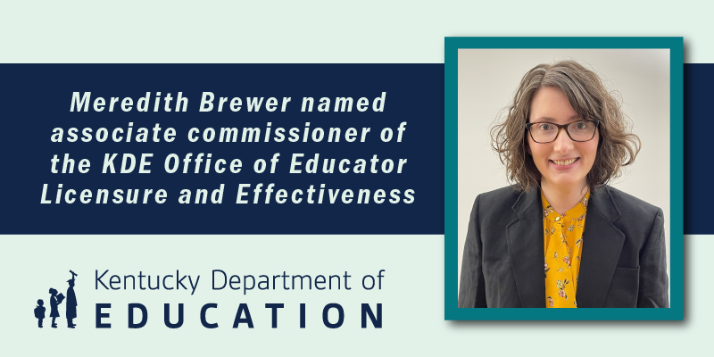 KDE names Meredith Brewer associate commissioner of OELE