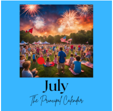 July Principal Calendar Image