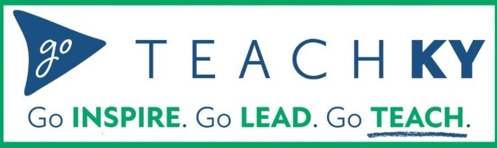 Graphic reading: GoTeachKY. Go Inspire. Go Lead. Go Teach