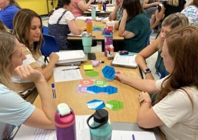 Teachers working together