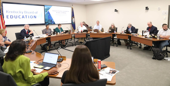board members at conference table