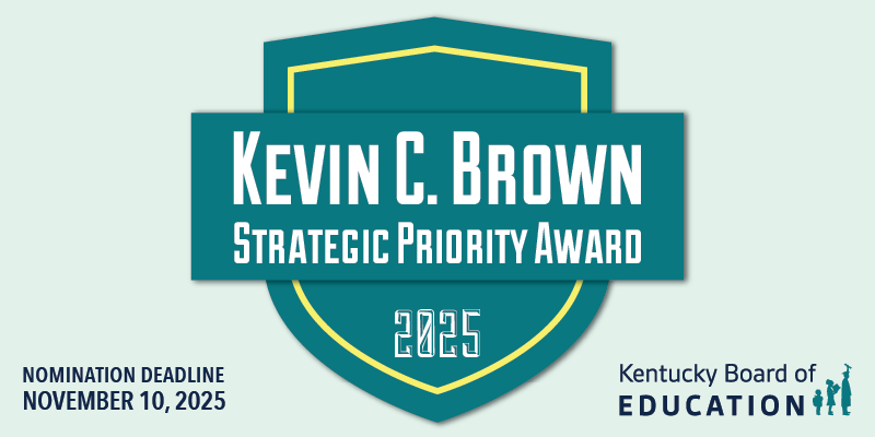 Kevin C. Brown Strategic Priority Award 2025 Nomination Deadline is Nov. 10, 2025