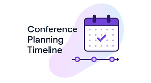 Conference Planning Timeline Graphic