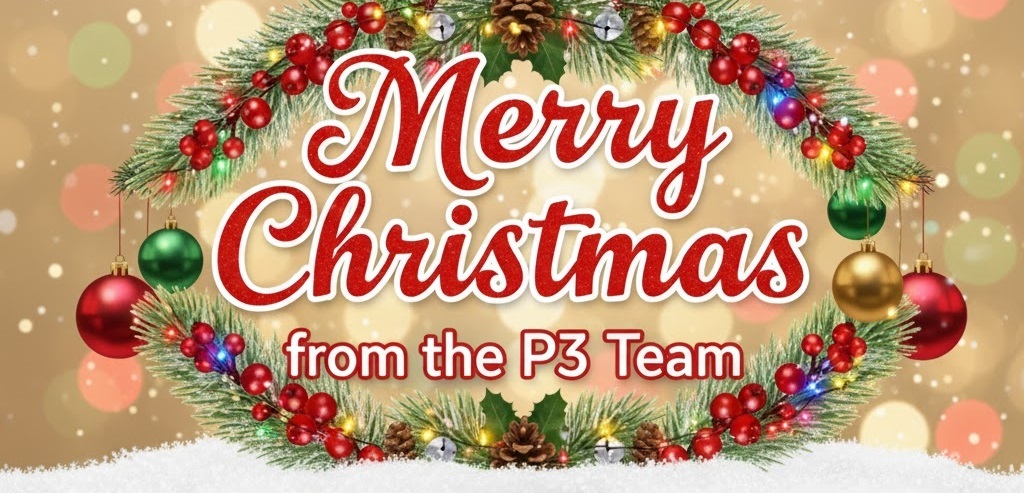 Merry Christmas from the P3 Team
