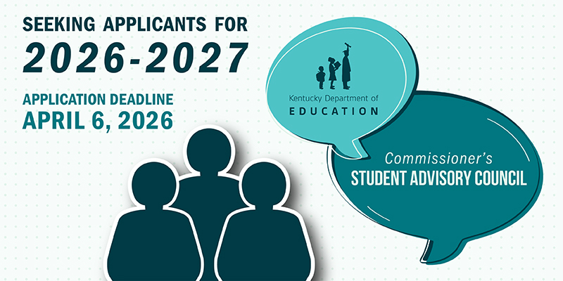 Seeking applicants for 2026-2027 Commissioner's Student Advisory Council, deadline is April 6