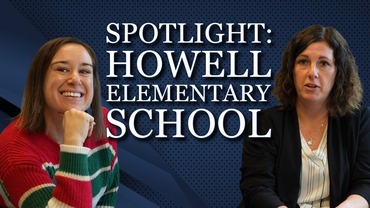 Howell Elementary School Spotlight thumbnail. Image she's two female school administrators.