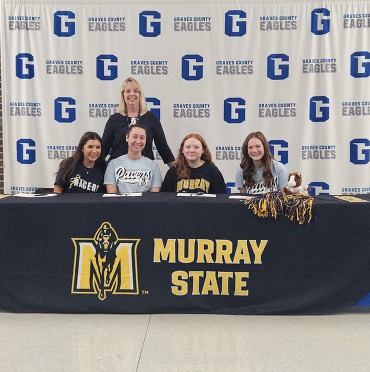 Murray State seniors sign their letters of intent to pursue a major in education.