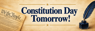 Constitution Day Tomorrow