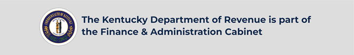 The Kentucky Department of Revenue is part of the Finance & Administration Cabinet