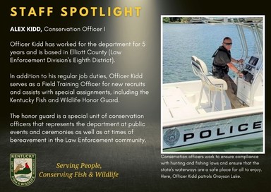 Staff Spotlight - Alex Kidd, Law Enforcement