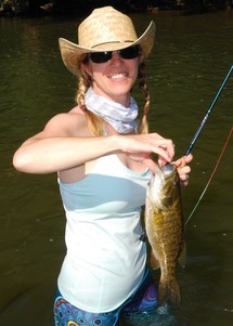 Fall Fishing Festival - Early fall makes a great time to fly fish for stream smallmouth bass