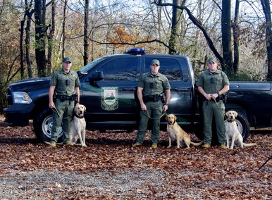 K-9 Officers group photo