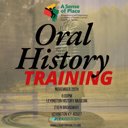 Oral History Training