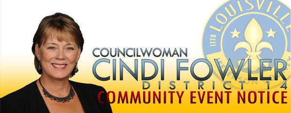 Councilwoman Cindi Fowler Community Notice