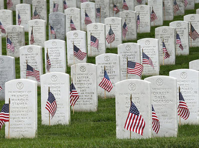 Arlington on Memorial Day