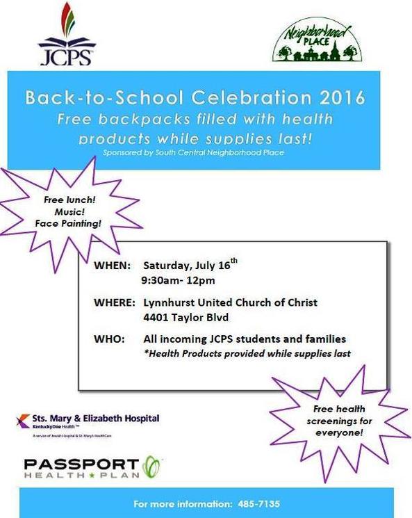 Google Backpack Jcps District 13 Grapevine July 8, 2016