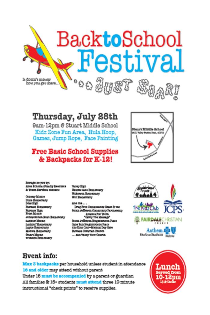 back to school flyer