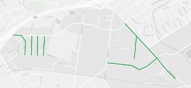 Watterson park yard sale map