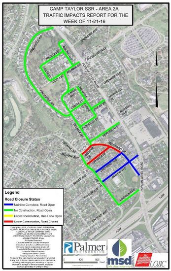 MSD roads map