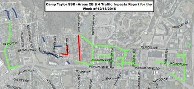 Camp Taylor area map