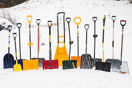 snow shovels