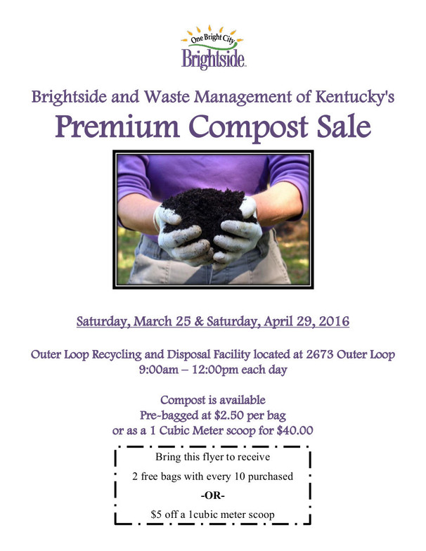 Brightside compost sale