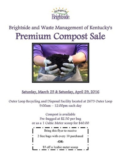Compost sale flyer